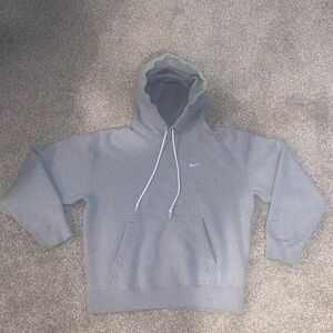 Nike Solo Swoosh Gray Hoodie Sweatshirt NWOT excellent condition size medium